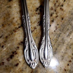 2 Iced Tea Spoons Customcraft Stainless Taiwan Flatware Textured . Set of 2